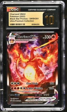 2022 #SWSH261 Charizard VMAX CGC 10 Pristine Black Star Promos - Sword & Shield - English