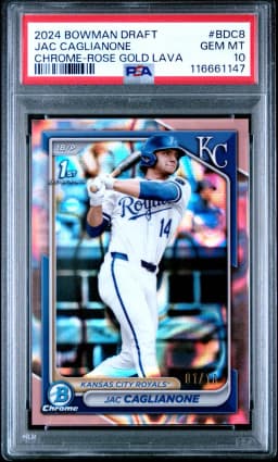 2024 #BDC8 Jac Caglianone PSA 10 Bowman Draft