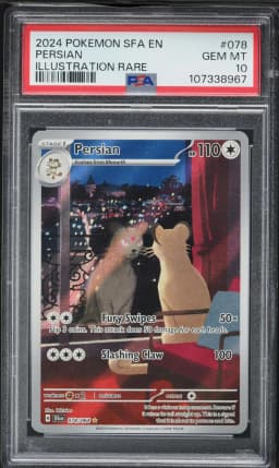 2024 #078 Persian PSA 10 Sfa EN-Shrouded Fable Pokemon