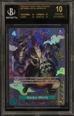 2024 #ST03004 Gecko Moria SP BGS 10 One Piece Card Game Two Legends One Piece