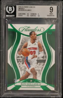 2024 #94 Ron Holland II BGS 9 Panini Flawless Emerald