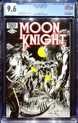 1982 Moon Knight #21 CGC 9.6 Marvel Comics