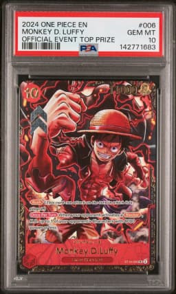 2024 #006 Monkey D. Luffy PSA 10 One Piece Promos