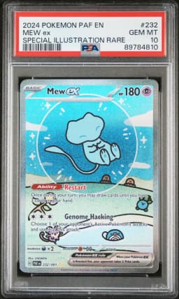 2024 #232 Mew EX PSA 10 Paf EN-Paldean Fates