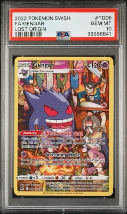 2022 #TG06 Full Art/Gengar PSA 10 Sword & Shield Lost Origin
