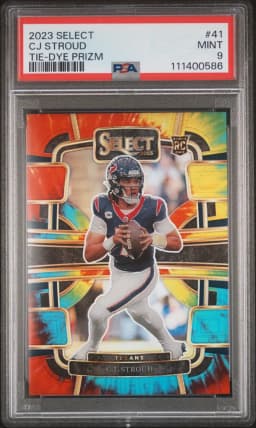 2023 #41 CJ Stroud PSA 9 Panini Select