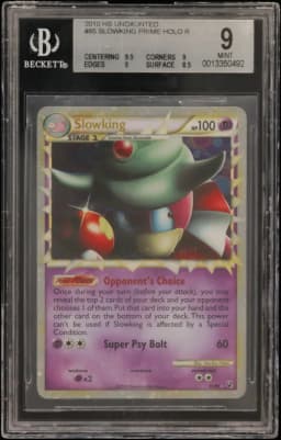 2010 #85 Slowking PRIME UR BGS 9 TCG HeartGold & SoulSilver Undaunted