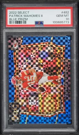 2022 #482 Patrick Mahomes II PSA 10 Panini Select Football
