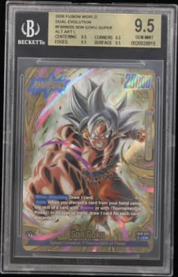 2026 #FB09025 Son Goku SUPER ALT ART L BGS 9.5 Dragon Ball Super Card Game Fusion World -DUAL EVOLUTION-