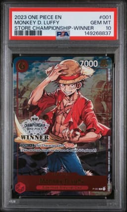 2023 #001 Monkey D. Luffy PSA 10 One Piece Promos