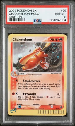 2003 #99 Charmeleon-Holo PSA 8 EX Dragon
