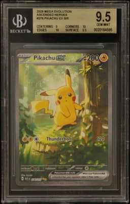 2026 #276 Pikachu ex SIR BGS TCG Mega Evolution Ascended Heroes