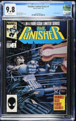 1986 #NA 1986 Punisher Limited Series #1 CGC 9.8 Marvel Comics CGC 9.8