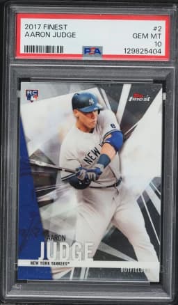 2017 #2 Aaron Judge PSA 10 Finest Baseball