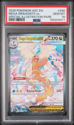 2026 #290 Mega Dragonite EX PSA 10 Asc EN-Ascended Heroes