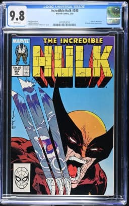 1988 #NA 1988 Incredible Hulk #340 CGC 9.8 Marvel Comics CGC 9.8