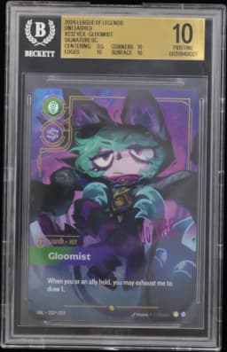 2026 #232* Vex - Gloomist SIGNATURE SC BGS 10 Riftbound: League of Legends TCG Unleashed