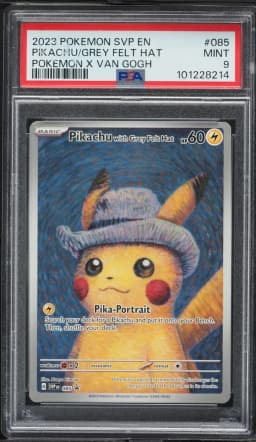 2023 #085 Pikachu With Grey Felt Hat PSA 9 Svp EN-SV Black Star Promo Pokemon