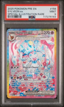 2025 #156 Sylveon EX PSA 9 Pre EN-Prismatic Evolutions