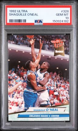 1992 #328 Shaquille O'Neal PSA 10 Ultra