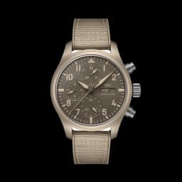 IWC Pilot's Watch Chronograph TOP GUN Mojave Desert Ceramic Case 41mm - Brown on Rubber Strap