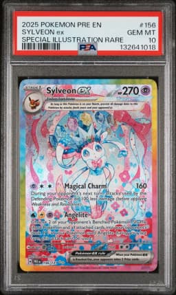 2025 #156 Sylveon EX PSA 10 Pre EN-Prismatic Evolutions