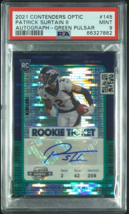 2021 #145 Patrick Surtain II PSA 9 Panini Contenders Optic