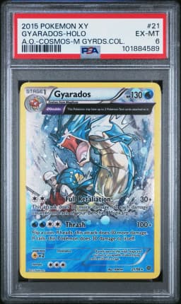 2015 #21 Gyarados-Holo PSA 6 XY Ancient Origins