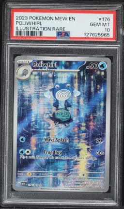 2023 #176 Poliwhirl PSA 10 Mew EN-151 Pokemon