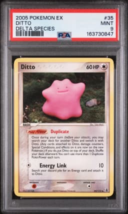 2005 #35 Ditto PSA 9 EX Delta Species