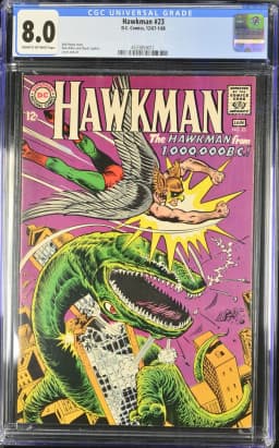 1968 Hawkman #23 CGC 8 DC Comics