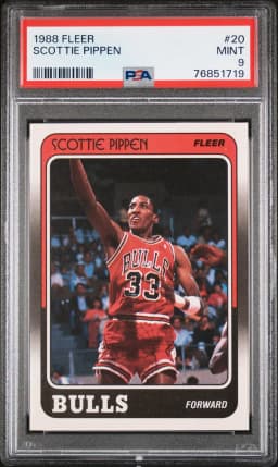 1988 #20 Scottie Pippen PSA 9 Fleer