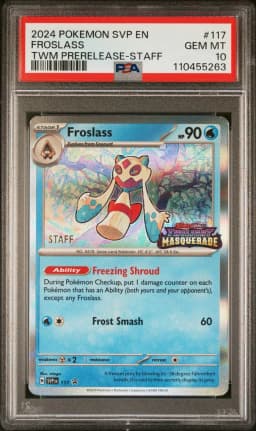 2024 #117 Froslass PSA 10 Svp EN-SV Black Star Promo Pokemon