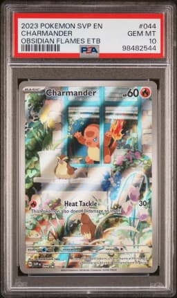 2023 #044 Charmander PSA 10 Svp EN-SV Black Star Promo
