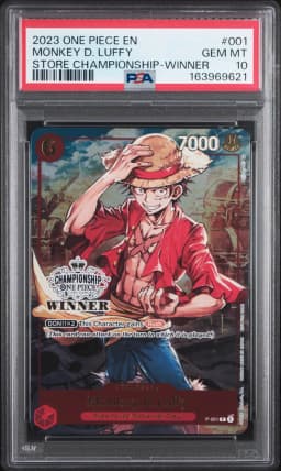 2023 #001 Monkey D. Luffy PSA 10 One Piece Promos