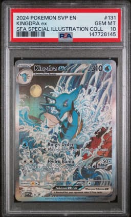 2024 #131 Kingdra EX PSA 10 Svp EN-SV Black Star Promo