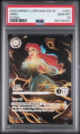 2025 #241 Ariel - Ethereal Voice PSA 10 Disney Lorcana EN 10-Whispers in the Well