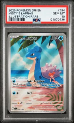 2025 #194 Misty's Lapras PSA 10 Dri EN-Destined Rivals