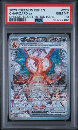 2023 #223 Charizard EX PSA 10 Obf EN-Obsidian Flames