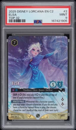 2025 #2 Elsa - Ice Maker PSA 9 Disney Lorcana EN C2-Lorcana Challenge Promo