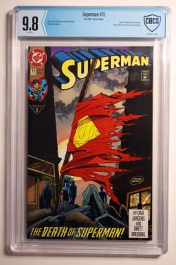 1993 Superman #75 CBCS 9.8 DC Comics