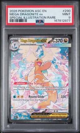 2026 #290 Mega Dragonite EX PSA 9 Asc EN-Ascended Heroes