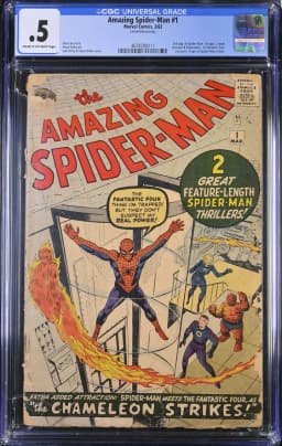 1963 #NA 1963 Amazing Spider-Man #1 CGC 0.5 Marvel Comics CGC 0.5