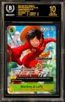 2025 #OP07109 Monkey.D.Luffy SR/(Championships 25-26 Top Player Pack) BGS 10 One Piece Card Game Promos