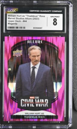 2023 #44 William Hurt as "Thaddeus" Ross CGC 8 Marvel Studios Allure - English
