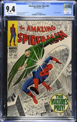 1968 Amazing Spider-Man #64 CGC 9.4 Marvel Comics