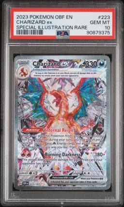 2023 #223 Charizard EX PSA 10 Obf EN-Obsidian Flames