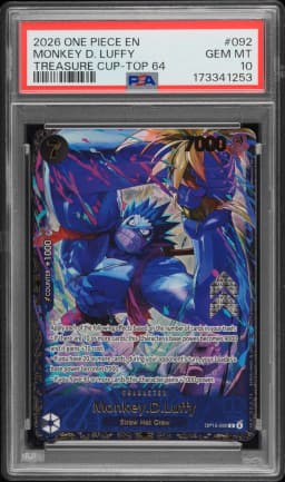 2026 #092 Monkey D. Luffy PSA 10 One Piece Promos