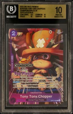 2025 #OP07066 Tony Tony.Chopper R/(Championships 25-26 Top Player Pack) BGS 10 One Piece Card Game Promos