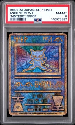 1998 #NA Ancient Mew I PSA 8 Japanese Pokemon Japanese Promo
